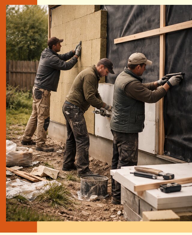 Утепление дачного дома под ключ в Балашове