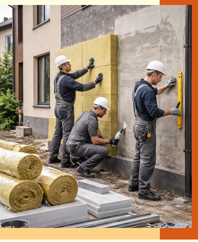 Утепление таунхауса в Балашове от 7322 руб/м2 — комплекс под ключ | ТепломастерБла