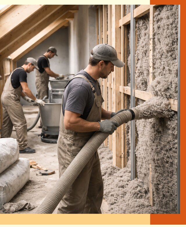 Утепление таунхауса эковатой в Балашове от 2237 руб./м² — монтаж и задувка | ТепломастерБла