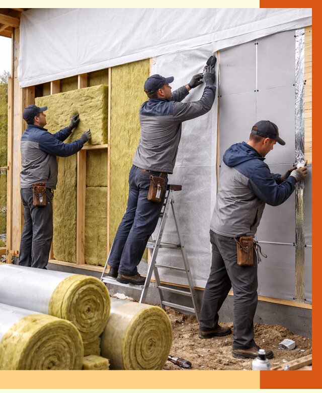 Утепление каркасного дома в Балашове от 4271 руб./м2 — профессионально | ТепломастерБла