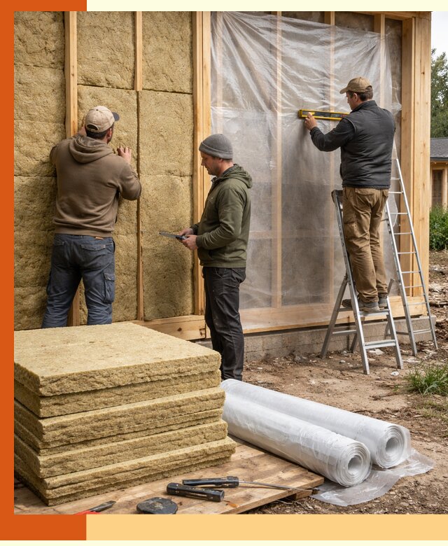 Утепление каркасного дома в Балашове под ключ с гарантией качества