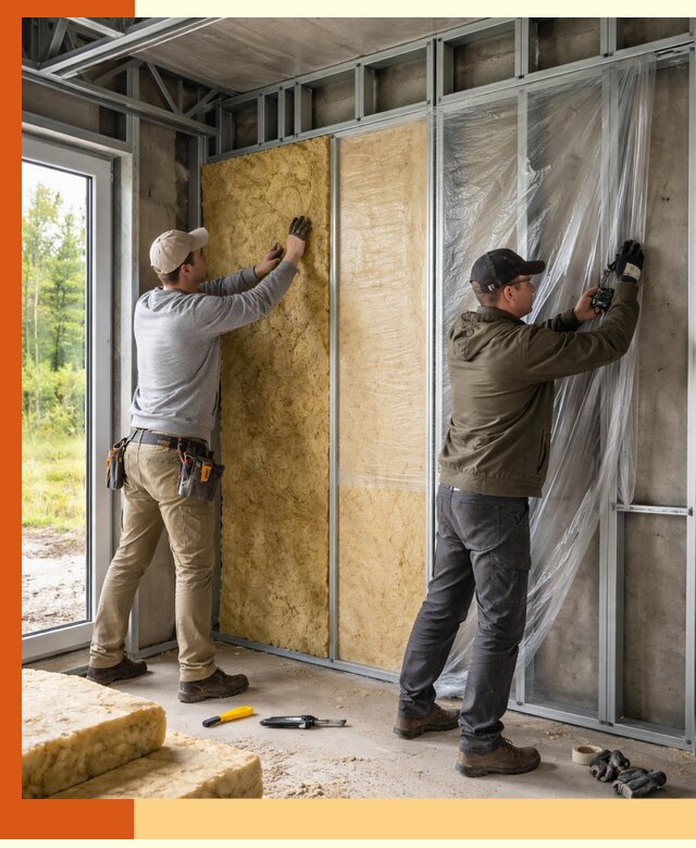 Утепление дома из ЛСТК в Балашове с гарантией качества и эффективности