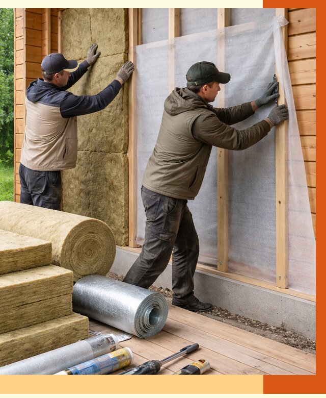 Утепление дома из двойного бруса в Балашове от 4881 руб./м² — ТепломастерБла под ключ