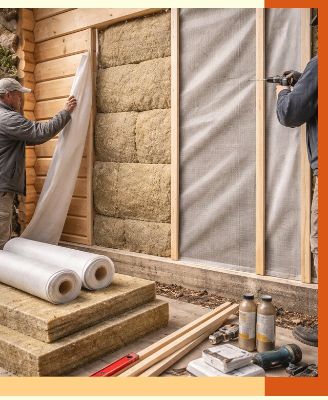 Утепление дома из минибруса в Балашове от 4576 руб/м2 — заказать профессионально | ТепломастерБла