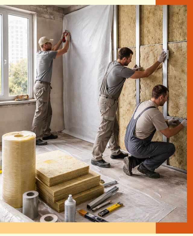 Утепление квартиры в Балашове от 4576 руб/м2 — утеплить квартиру изнутри и снаружи | ТепломастерБла