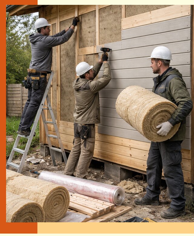 Утепление бани снаружи в Балашове профессионально и надежно