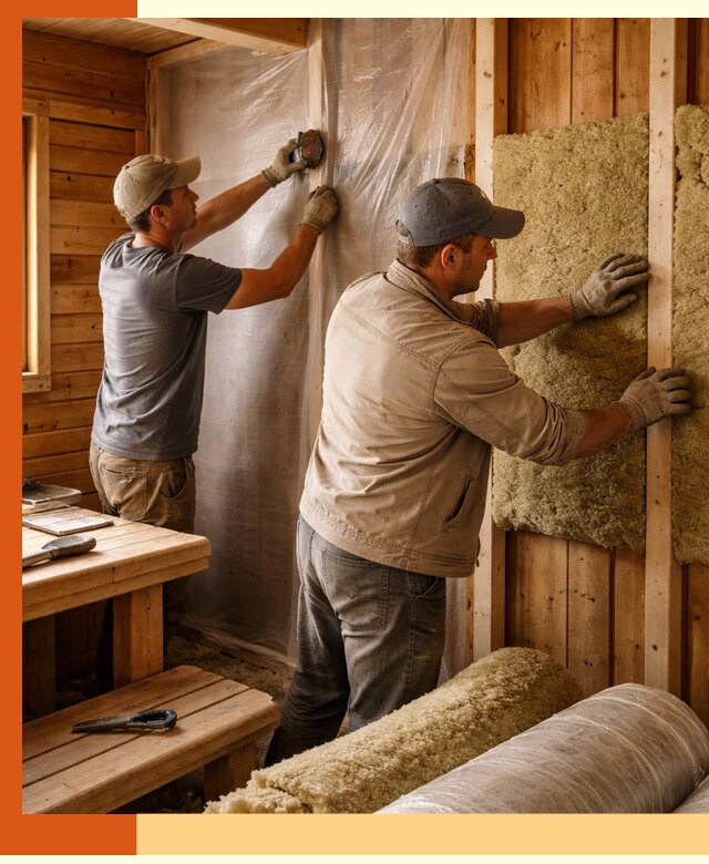 Утепление бани изнутри в Балашове качественно и недорого