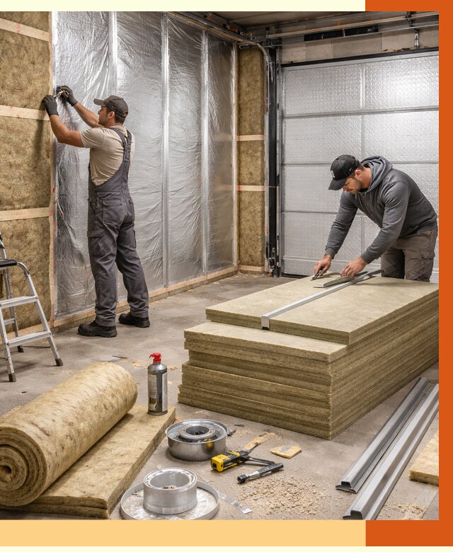 Утепление гаража в Балашове от 4576 руб/м2 — комплексное утепление ворот и стен | ТепломастерБла