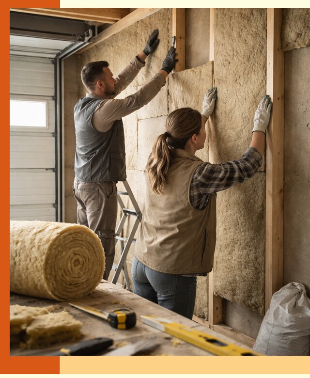 Утепление гаража изнутри в Балашове: быстро и надежно