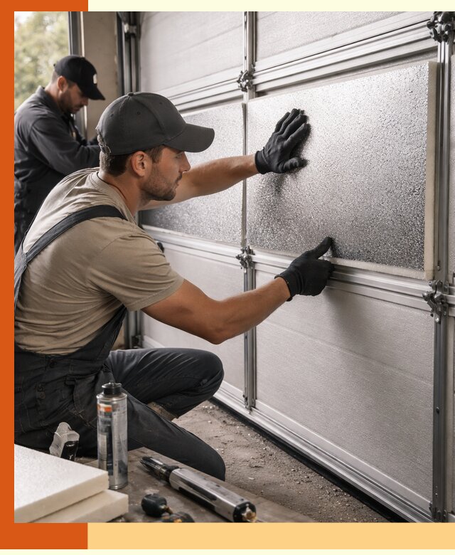 Утепление гаражных ворот в Балашове качественно и надежно