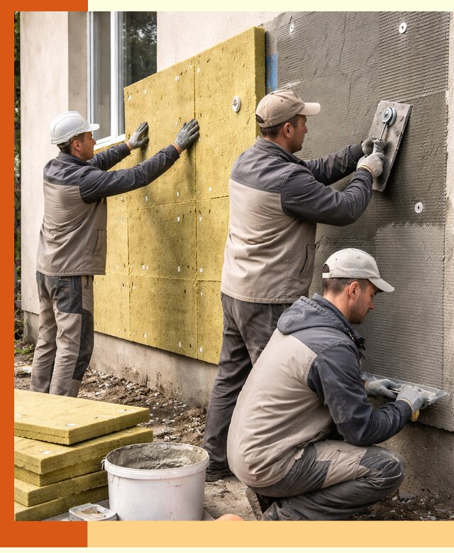 Утепление фасада под штукатурку в Балашове — энергоэффективная технология