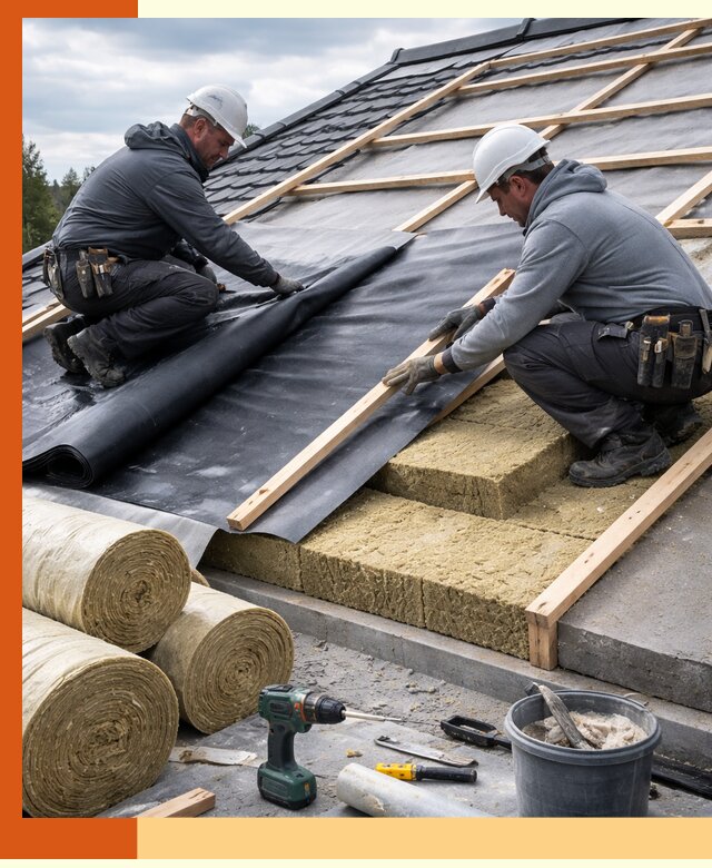 Утепление крыши снаружи в Балашове: профессиональная теплоизоляция