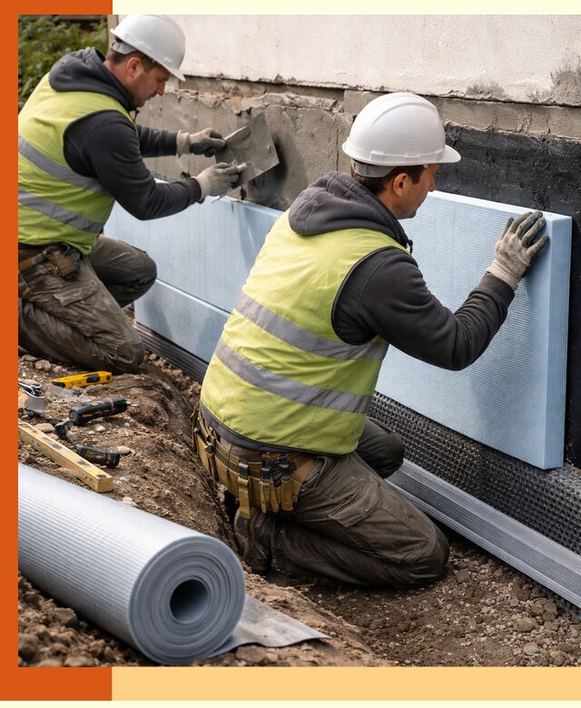 Утепление фундамента снаружи в Балашове — профессиональная теплоизоляция