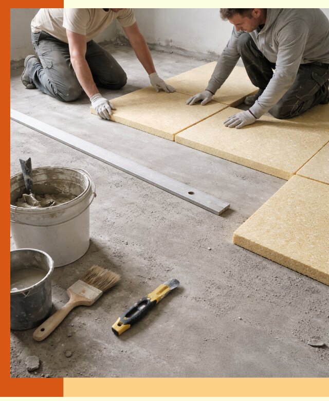 Утепление бетонного пола в Балашове профессионально и недорого