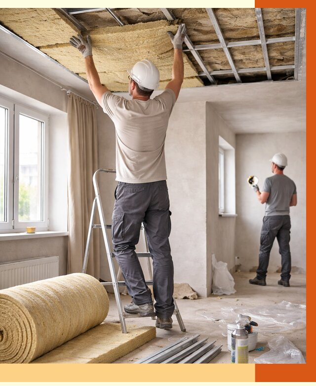 Утепление потолка в частном доме в Балашове от 966 руб./м² — работы под ключ | ТепломастерБла