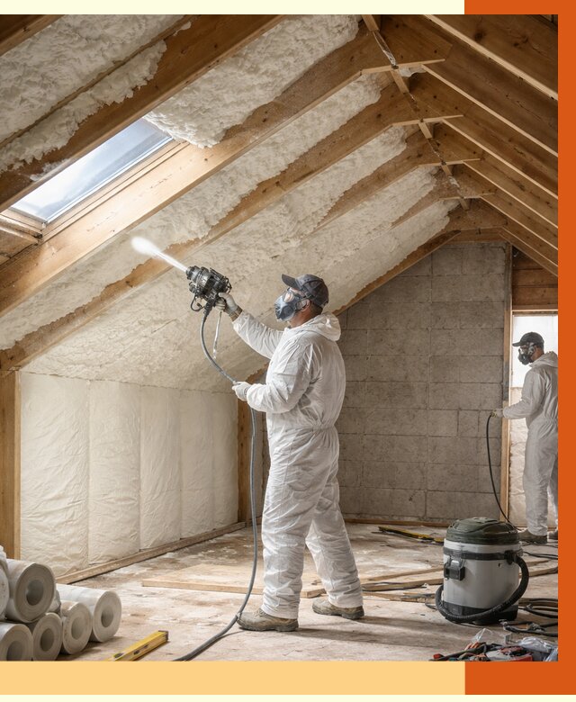 Утепление мансарды ППУ в Балашове от 2796 руб./м² — заказать под ключ | ТепломастерБла