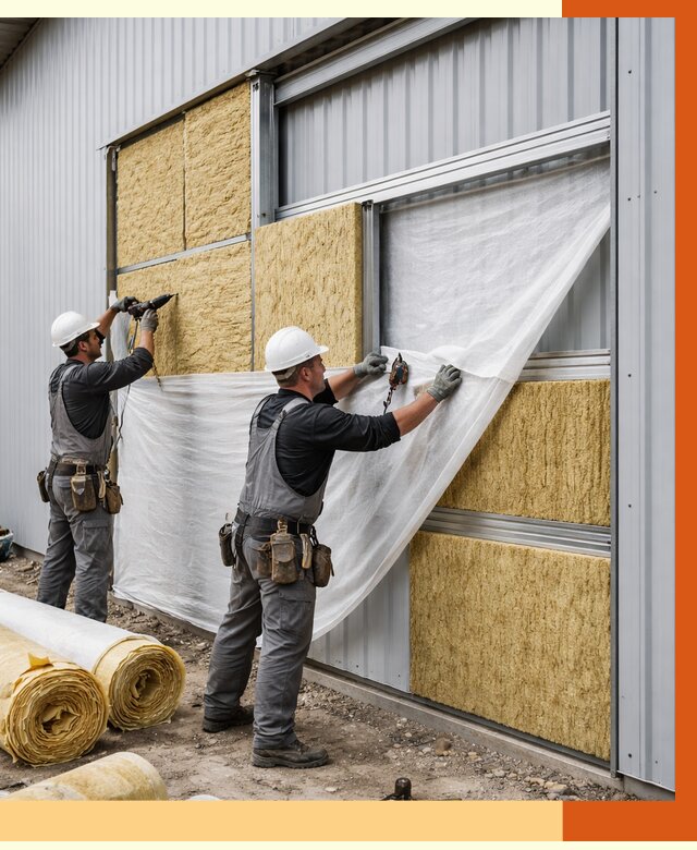 Утепление металлического склада в Балашове от 4576 руб/м2 — комплексное утепление под ключ | ТепломастерБла