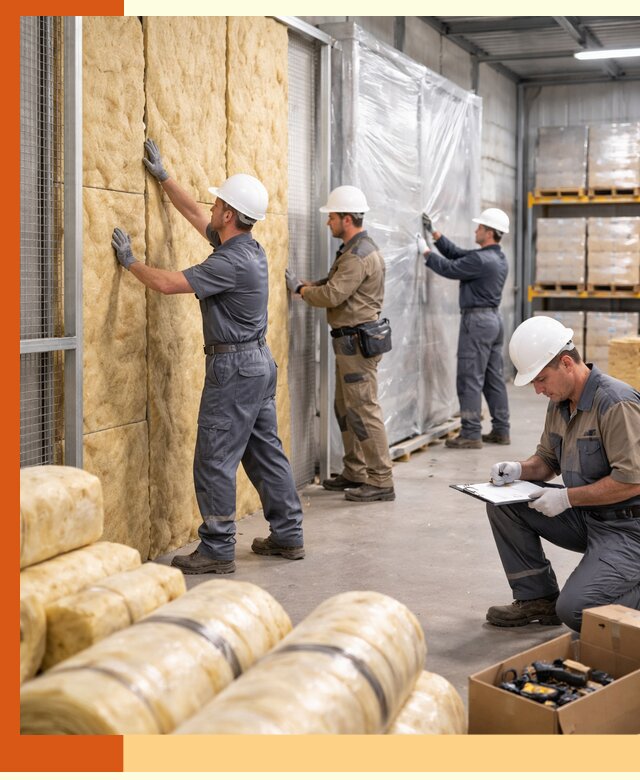 Утепление склада готовой продукции в Балашове качественно и быстро