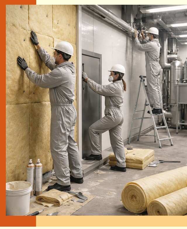 Утепление пищевого цеха под ключ в Балашове