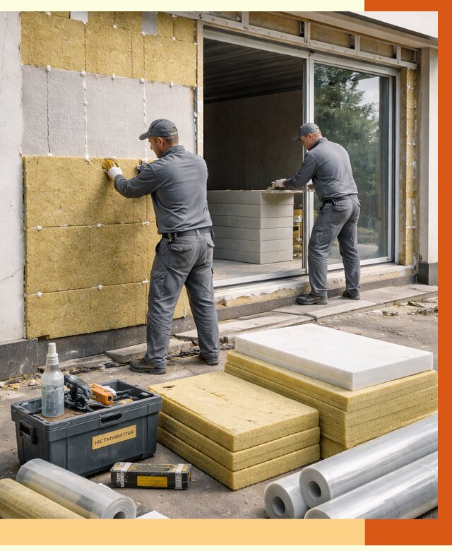 Утепление торгового павильона в Балашове от 14745 руб./м² под ключ | ТепломастерБла