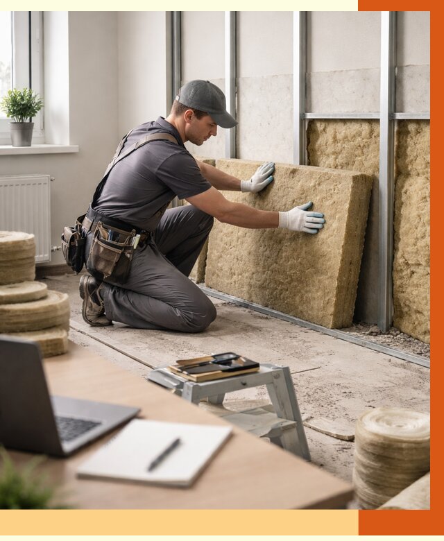 Утепление офиса в Балашове от 4576 руб/м2 — комплексное утепление офиса под ключ | ТепломастерБла