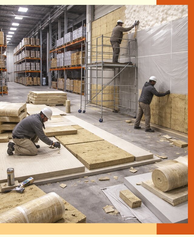 Утепление складского терминала в Балашове от 7627 руб./м² под ключ | ТепломастерБла