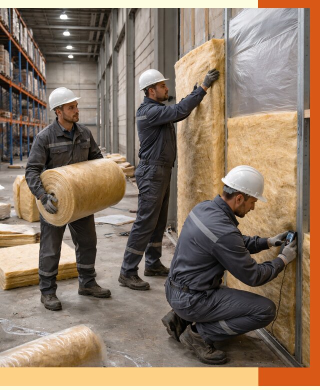 Утепление логистического центра в Балашове от 4576 руб/м² под ключ | ТепломастерБла