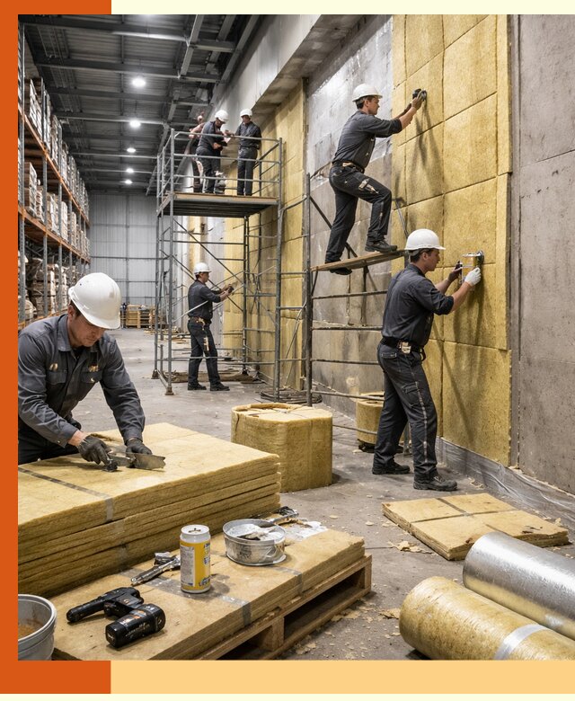 Утепление логистического центра в Балашове качественно и экономично