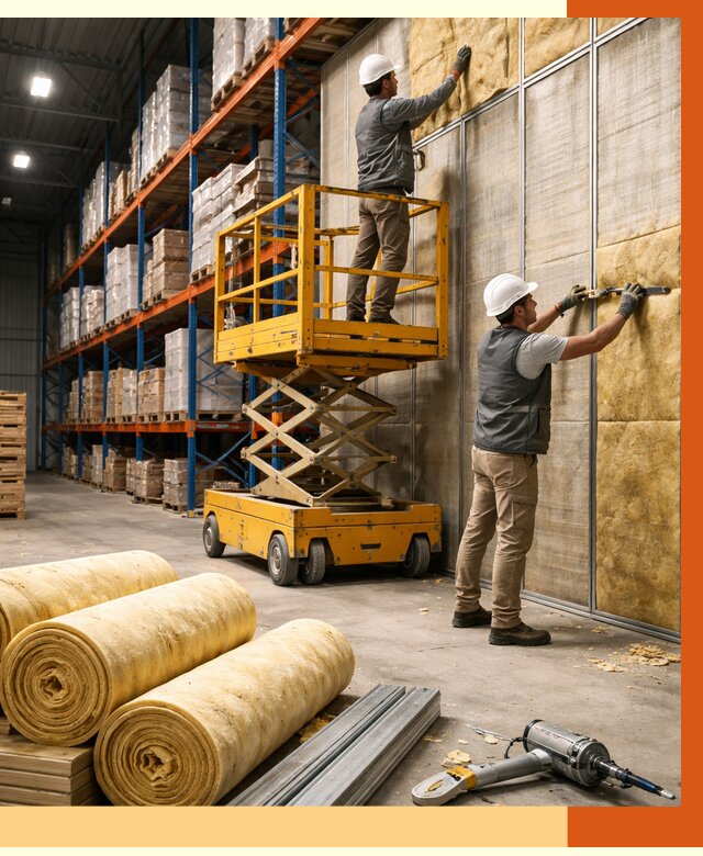 Утепление торгового склада в Балашове от 3254 руб/м2 — комплексно и под ключ | ТепломастерБла