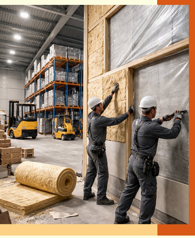 Утепление склада с техникой в Балашове от 4271 руб./м2 — комплексно под ключ | ТепломастерБла