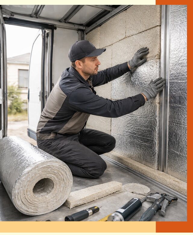 Утепление фургона рефрижератора в Балашове от 12711 руб./м² под ключ | ТепломастерБла