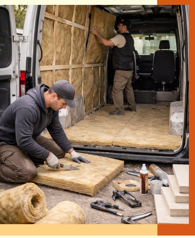 Утепление кемпера в Балашове под ключ от 12203 руб. — профессионально | ТепломастерБла