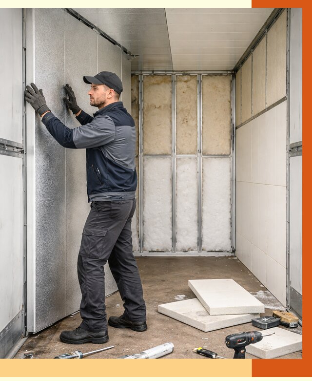 Утепление холодильного кузова в Балашове от 13728 руб. под ключ | ТепломастерБла