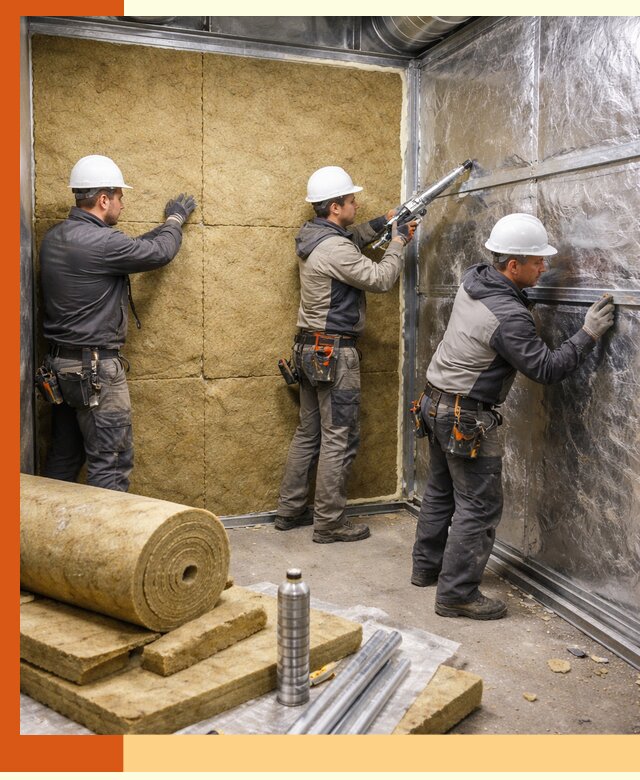 Утепление венткамеры в Балашове — качественная теплоизоляция и шумопоглощение