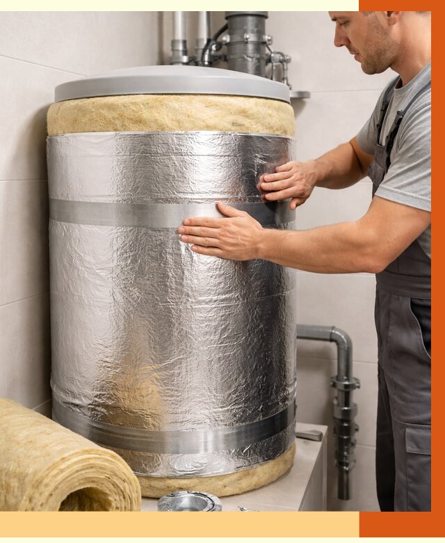 Утепление бойлера в Балашове от 4576 руб. под ключ | Утепление ППУ | ТепломастерБла