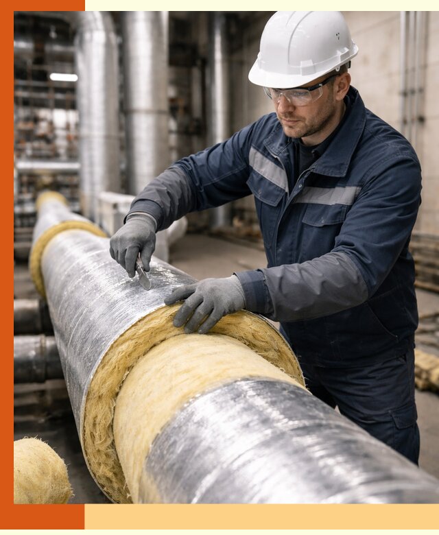 Утепление технологического оборудования и заводских установок в Балашове