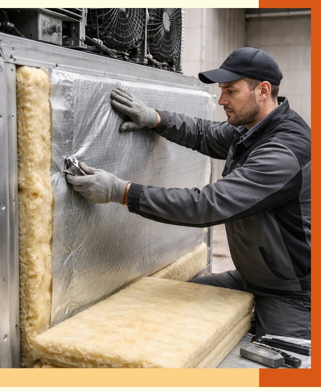 Утепление холодильного агрегата в Балашове от 8644 руб. под ключ | ТепломастерБла