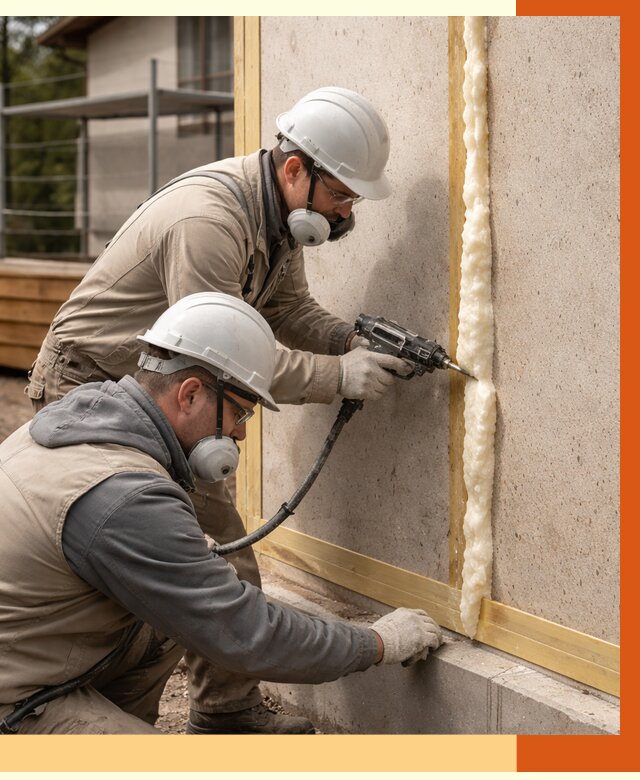 Утепление сип панелей ППУ в Балашове от 4881 руб. под ключ | ТепломастерБла