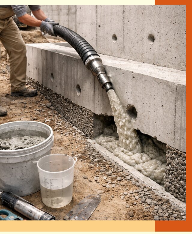 Заполнение полостей фундамента в Балашове от 6915 руб. под ключ | ТепломастерБла