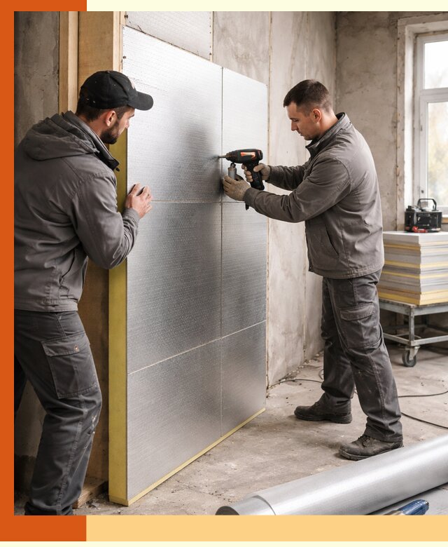 Утепление PIR панелями домов и зданий в Балашове