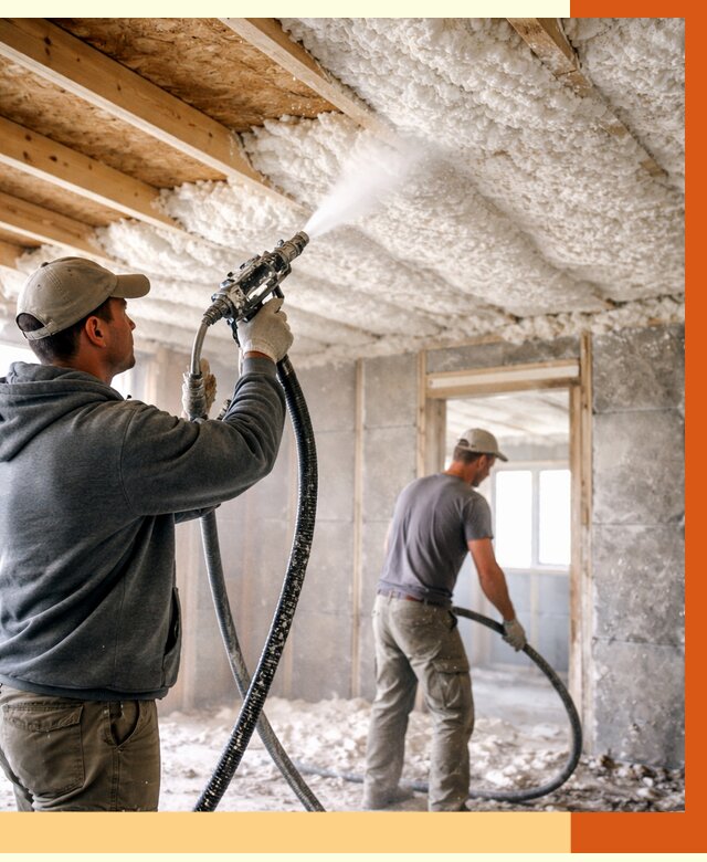 Утепление пеноизолом в Балашове от 1627 руб./м2 под ключ | ТепломастерБла