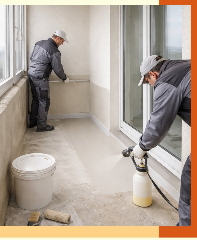 Утепление балкона жидкой теплоизоляцией в Балашове от 5847 руб./м2 | ТепломастерБла