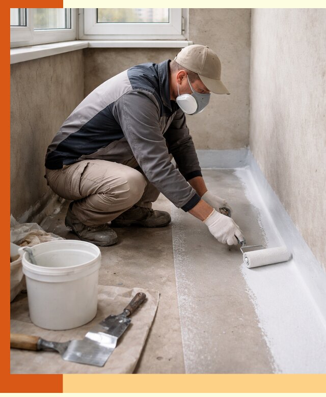 Утепление балкона жидкой теплоизоляцией в Балашове