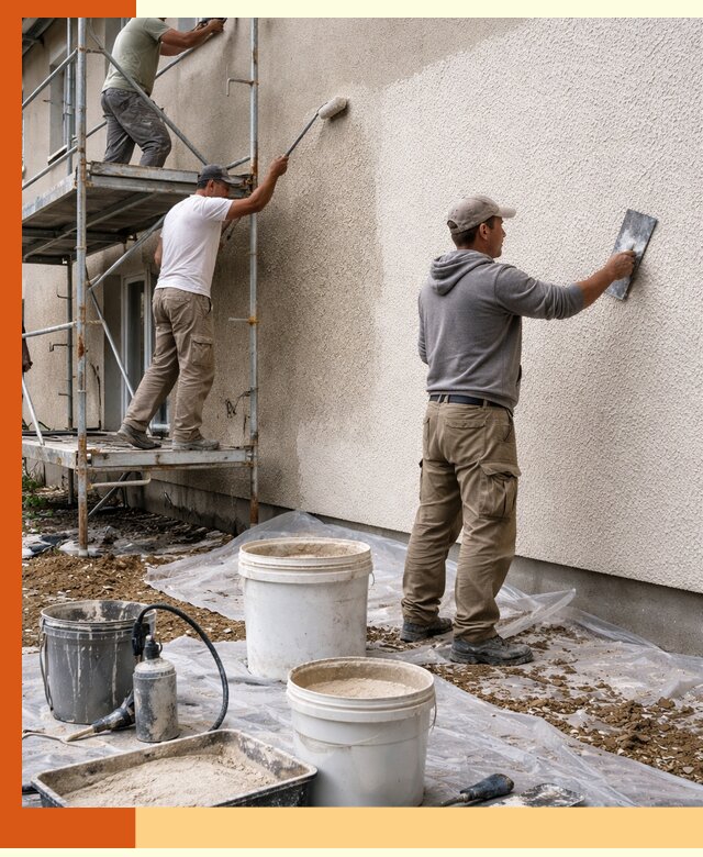 Утепление фасада жидкой пробкой в Балашове