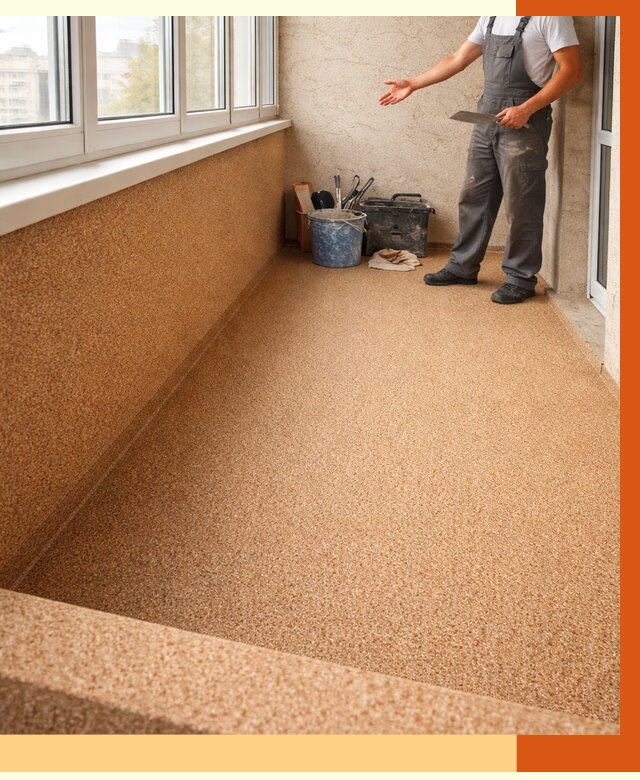 Утепление балкона жидкой пробкой в Балашове от 3712 руб/м² под ключ | ТепломастерБла