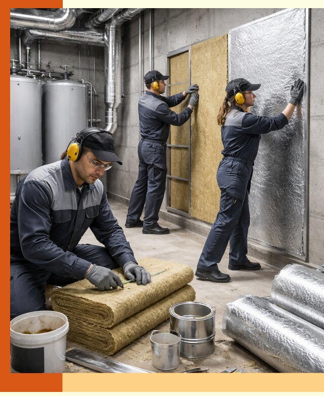 Шумоизоляция котельной в Балашове: профессиональный монтаж и материалы