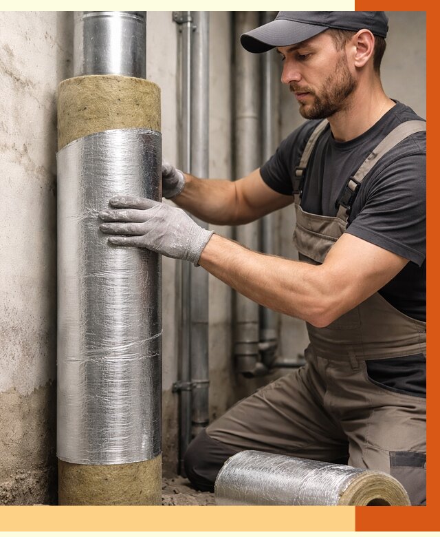 Шумоизоляция труб в Балашове от 1220 руб. — шумоподавление и звукоизоляция труб | ТепломастерБла