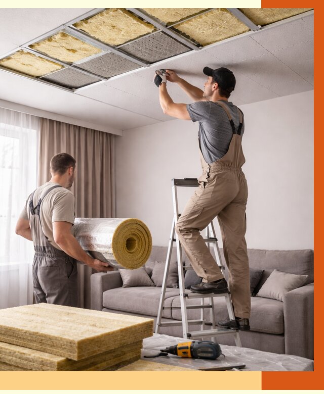 Шумоизоляция потолка в Балашове от 2288 руб. под ключ | Профессионально — ТепломастерБла