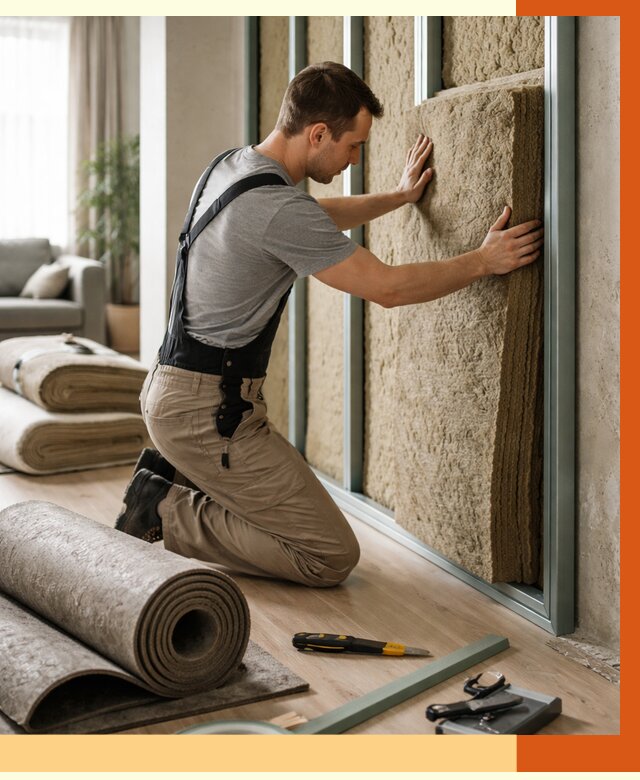 Шумоизоляция перегородок в Балашове от 1678 руб. за м2 — ТепломастерБла