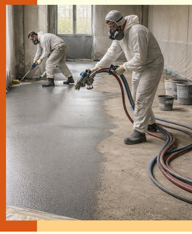 Гидроизоляция полимочевиной полов и конструкций в Балашове